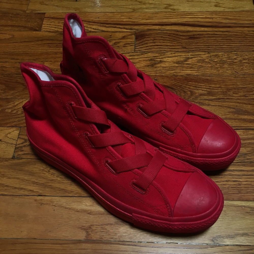 Rare JP Redrum Chuck Taylors size 8. Laceless. - Picture 2 of 5